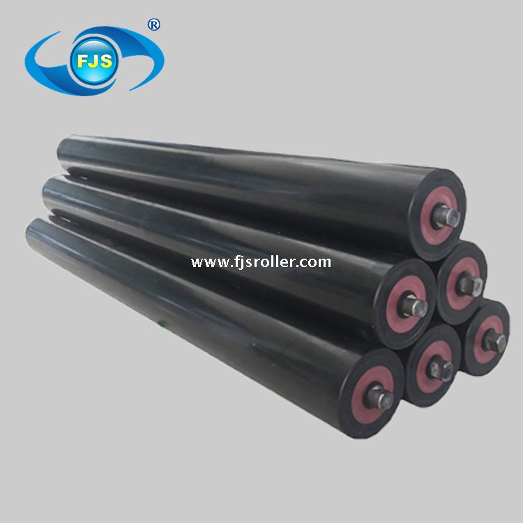 Belt conveyor idler HDPE UHMWPE roller with 6204 6205 bearing