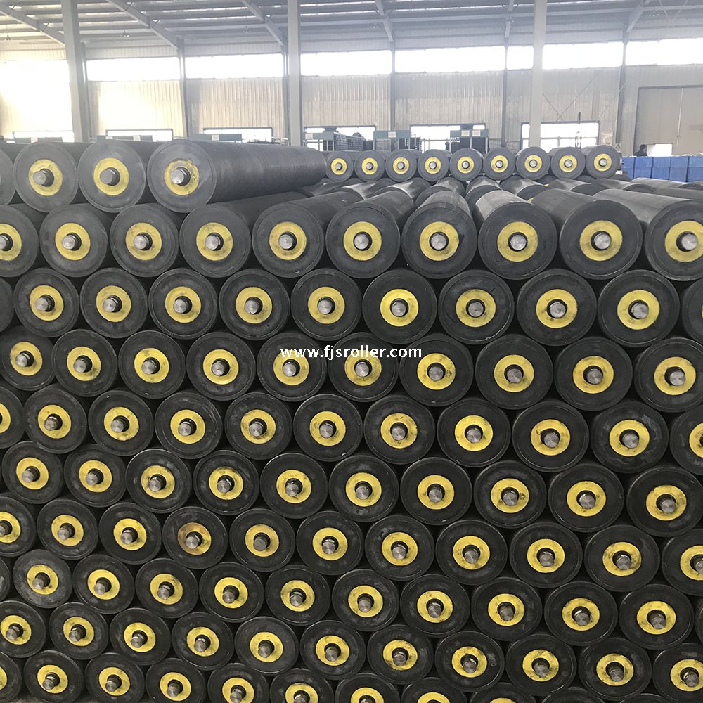 Using In Coal Mine Industry Stone Crushing Plant Long Distance Belt Conveyor HDPE Roller Idler