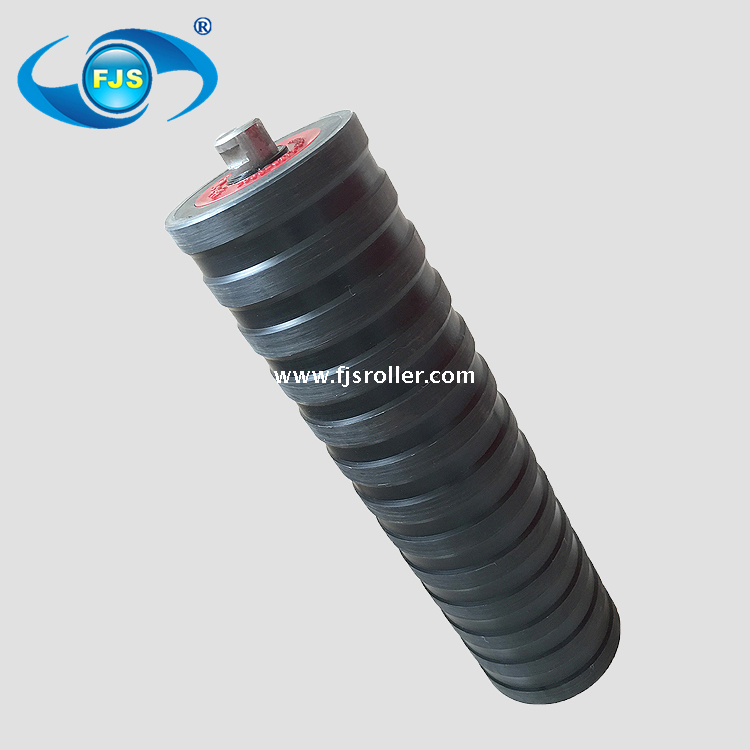 127mm dia impact resistance low noise HDPE conveyor idler roller